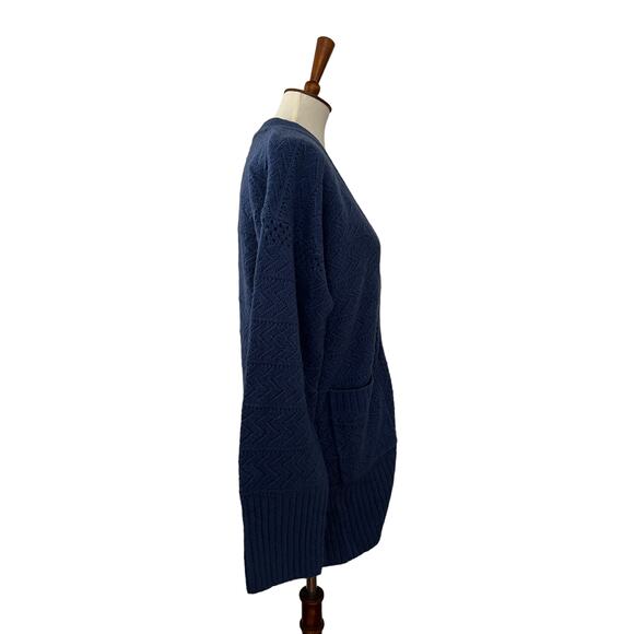 Joie Brea Cardigan Womens Sweater Button Down Blue Long Sleeve Blue S Small - Picture 2 of 8